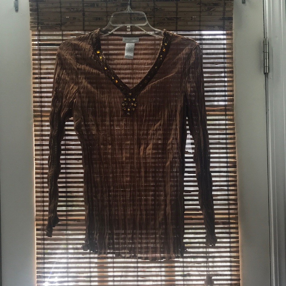 Brown blouse